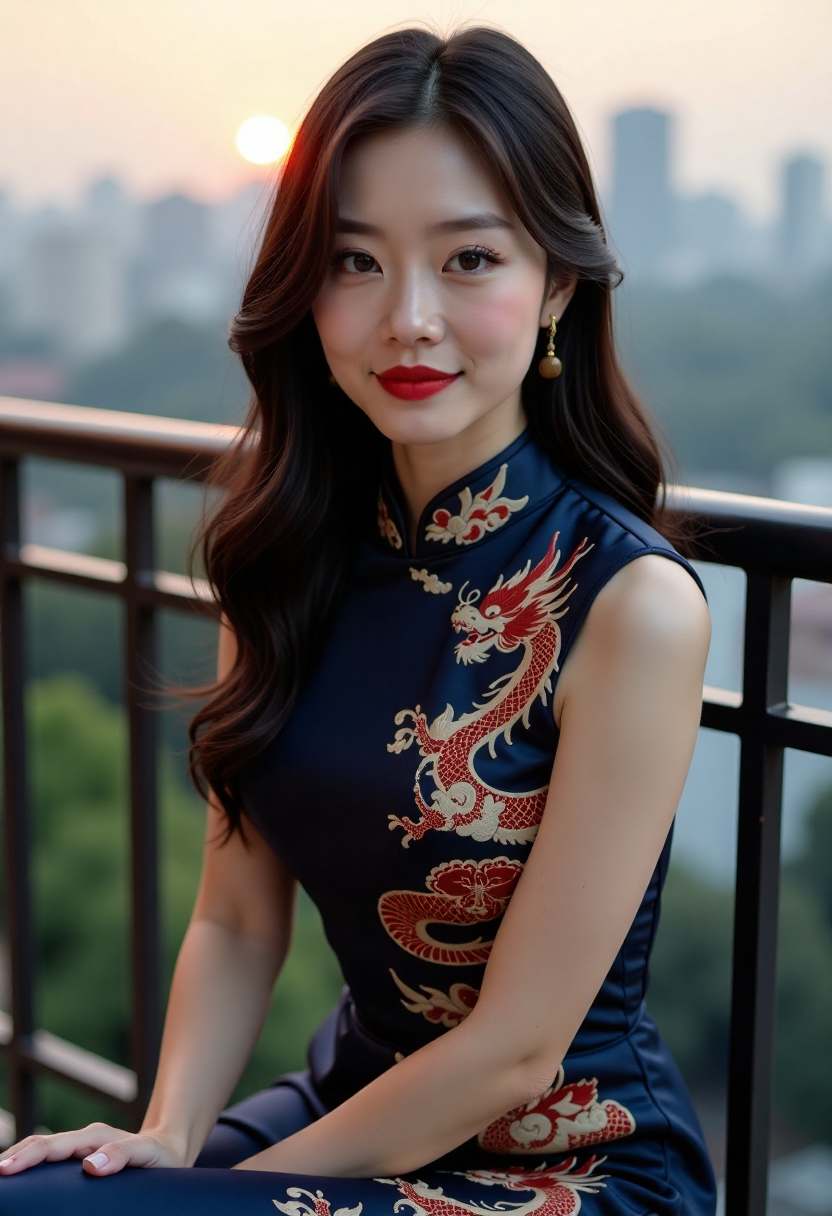 苏澄站在海边观星台